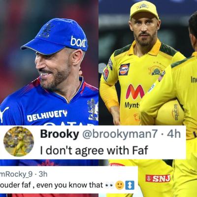 Faf du Plessis Facing Backlash due to CSK Fans Against RCB Loyalty